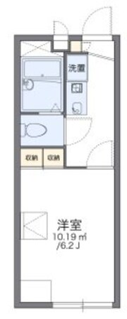 レオパレスエスペランサＢの物件間取画像